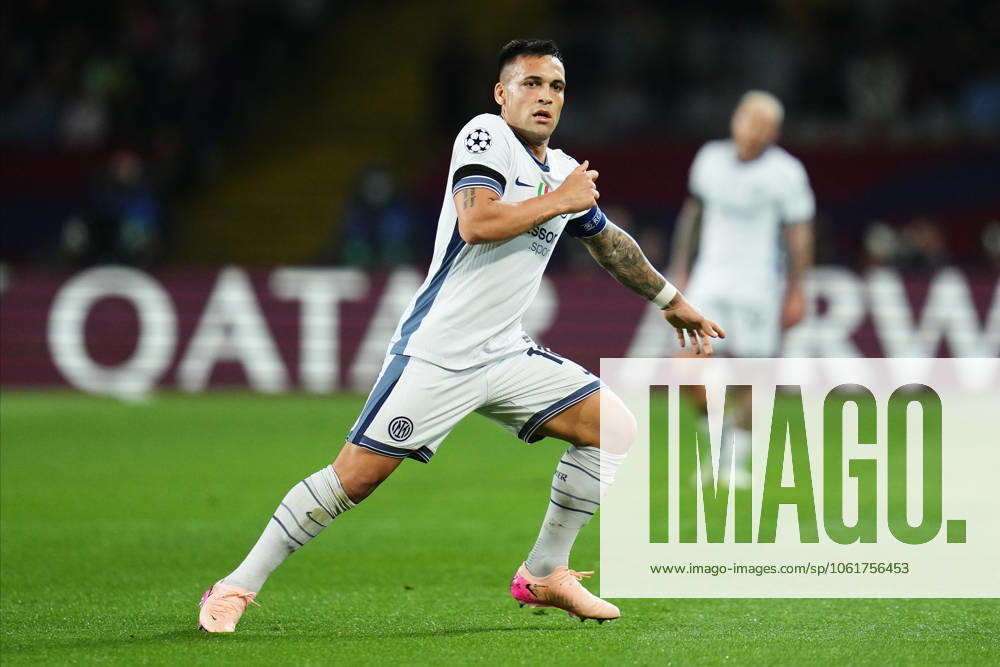 ESP: FC Barcelona, Barca Inter de Milan. UEFA Champions League match. Semi-Finals, firs leg Lautaro Martinez of Inter Milan during the UEFA Champions League match, Semi-Finals, firs leg, between FC Barcelona and Inter de Milan played at Lluis Companys Stadium on April 30 2025 in Barcelona Spain. kpng