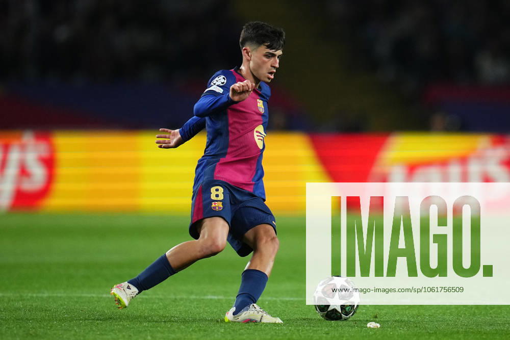 ESP: FC Barcelona, Barca Inter de Milan. UEFA Champions League match. Semi-Finals, firs leg Pedro Gonzalez Pedri of FC Barcelona during the UEFA Champions League match, Semi-Finals, firs leg, between FC Barcelona and Inter de Milan played at Lluis Companys Stadium on April 30 2025 in Barcelona Spain. kpng