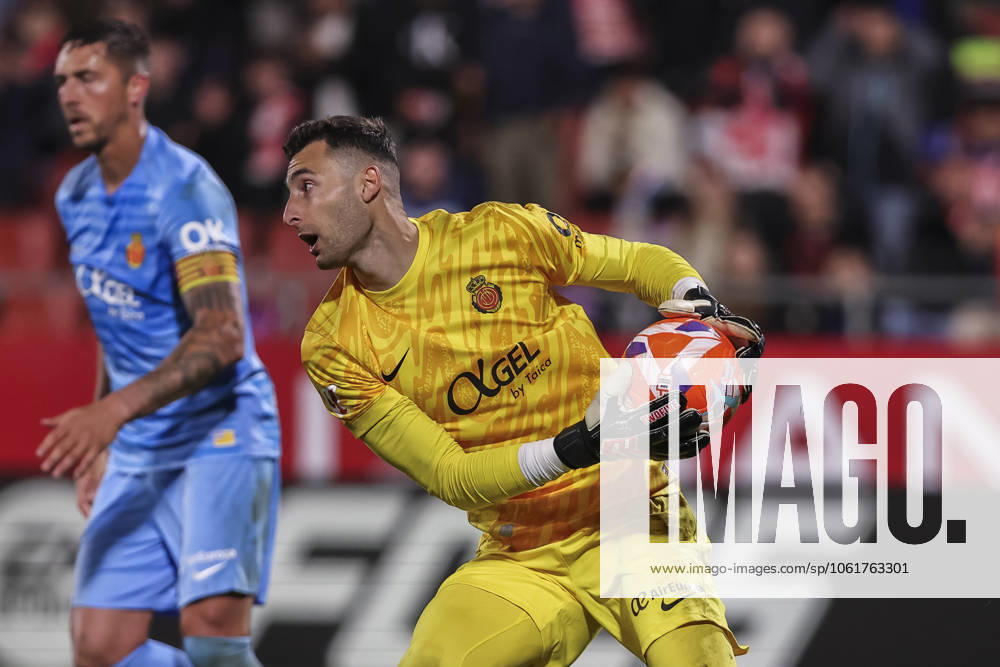 Dominik Greif of RCD Mallorca in action during the Spanish league, La Liga EA Sports, football match played between Girona FC and RCD Mallorca at Estadio de Montilivi on May 05, 2025 in Girona, Spain. Girona SPAIN - ZUMAa181 20250505_zaa_a181_078