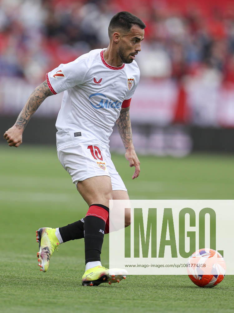 ESP: Sevilla FC-CD Leganes. La Liga EA Sports. Date 34. Jesus Joaquin Fernandez Suso of Sevilla FC during the La Liga EA Sports match between Sevilla FC and CD Leganes played at Ramon Sanchez Pizjuan Stadium on May 04, 2025 in Sevilla, Spain. kpng