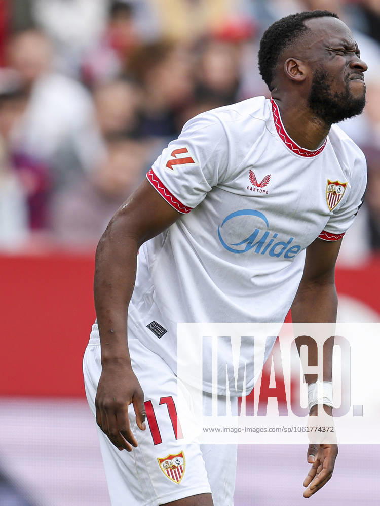 ESP: Sevilla FC-CD Leganes. La Liga EA Sports. Date 34. Dodi Lukebakio of Sevilla FC during the La Liga EA Sports match between Sevilla FC and CD Leganes played at Ramon Sanchez Pizjuan Stadium on May 04, 2025 in Sevilla, Spain. kpng