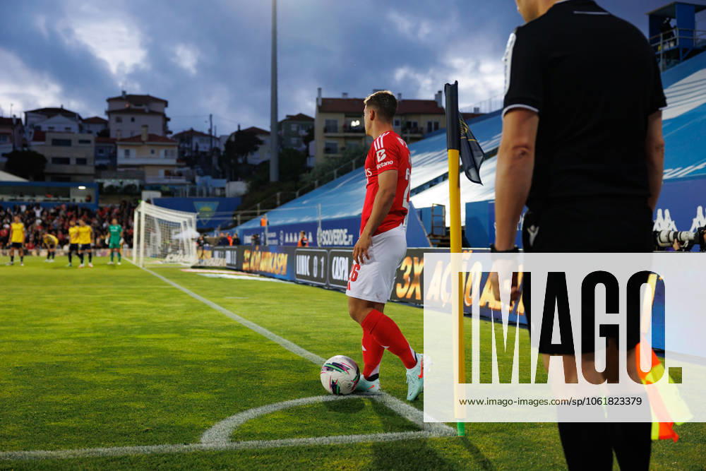Samuel Dahl seen during Liga Portugal game between teams of GD Estoril Praia and SL Benfica at Estadio Antonio Coimbra da Mota (Maciej Rogowski) Estoril Estadio Antonio Coimbra da Mota Portugal