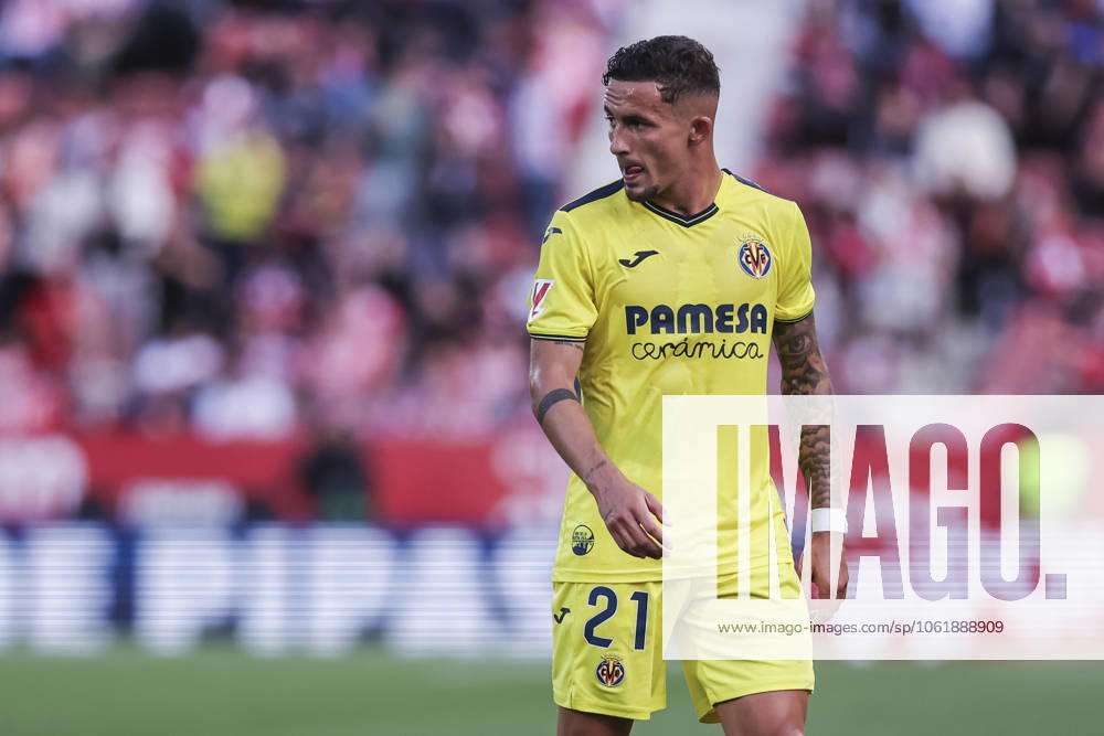 Yeremi Pino of Villarreal CF looks on during the Spanish league, La Liga EA Sports, football match played between Girona FC and Villarreal CF at Estadio de Montilivi on May 10, 2025 in Girona, Spain. Girona SPAIN - ZUMAa181 20250510_zaa_a181_158