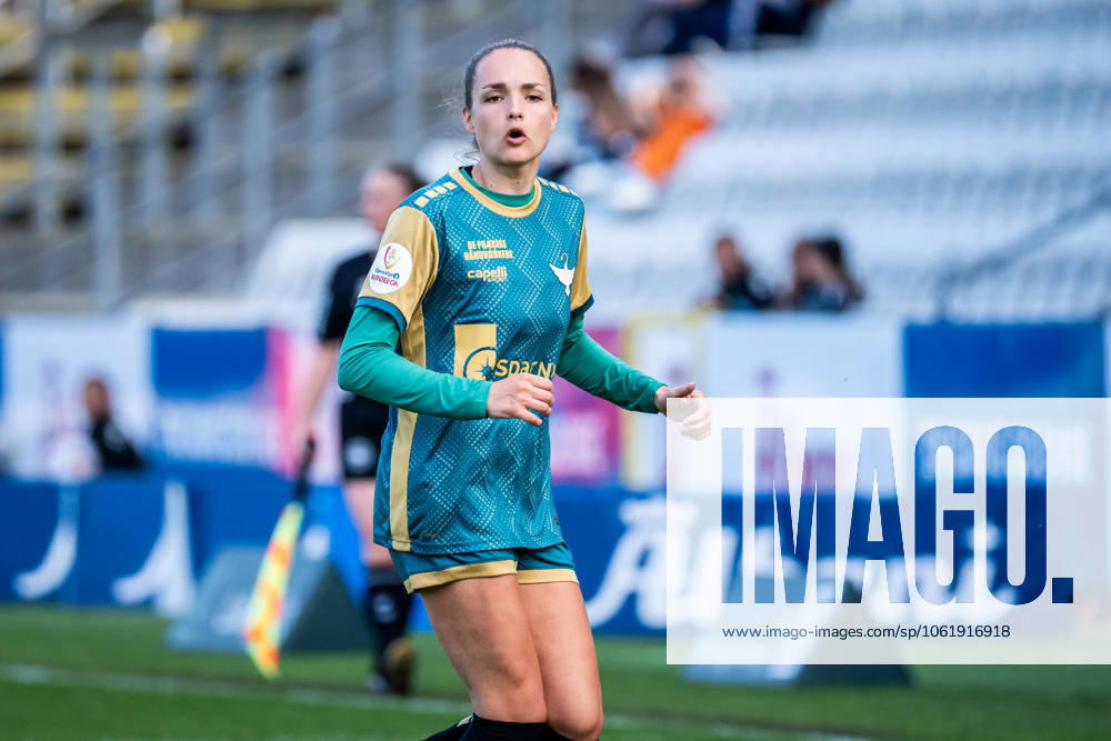 OB Q v HB Koge, Gjensidige Kvindeliga football, Odense, Denmark Odense, Denmark. 10th, May 2025. Selma Svendsen (4) of HB Koge seen during the Gjensidige Kvindeliga match between OB Q and HB Koge at Nature Energy Park in Odense. Denmark, Odense