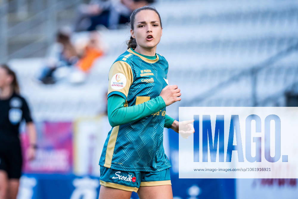 OB Q v HB Koge, Gjensidige Kvindeliga football, Odense, Denmark Odense, Denmark. 10th, May 2025. Selma Svendsen (4) of HB Koge seen during the Gjensidige Kvindeliga match between OB Q and HB Koge at Nature Energy Park in Odense. Denmark, Odense