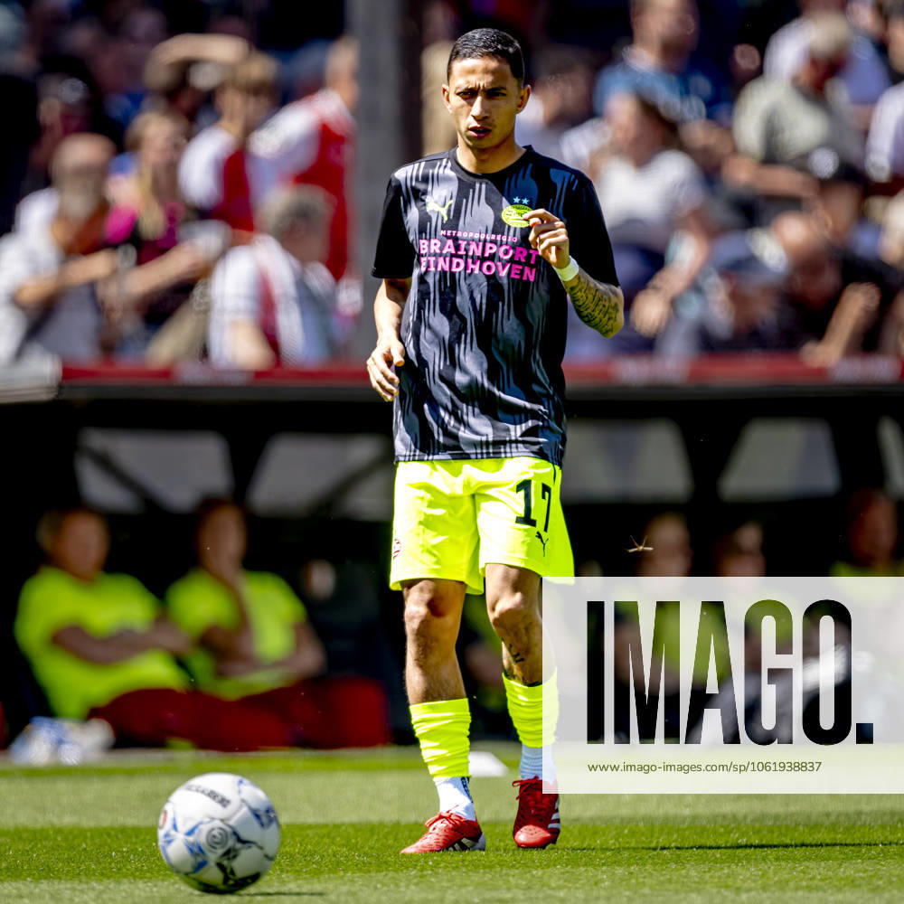 PSV Eindhoven defender Mauro Junior during the match Feyenoord PSV at the Feyenoord stadium De Kuip for the Dutch Eredivisie season 2024 2025 in ROTTERDAM, Netherlands on 11 may 2025, photo by Marcel van Dorst EYE4images DeFodi Images