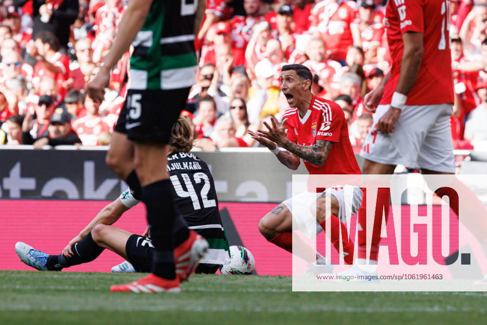 Angel Di Maria seen during Liga Portugal game between teams of SL Benfica and Sporting CP (Maciej Rogowski) Lisboa Estadio Da Luz Portugal