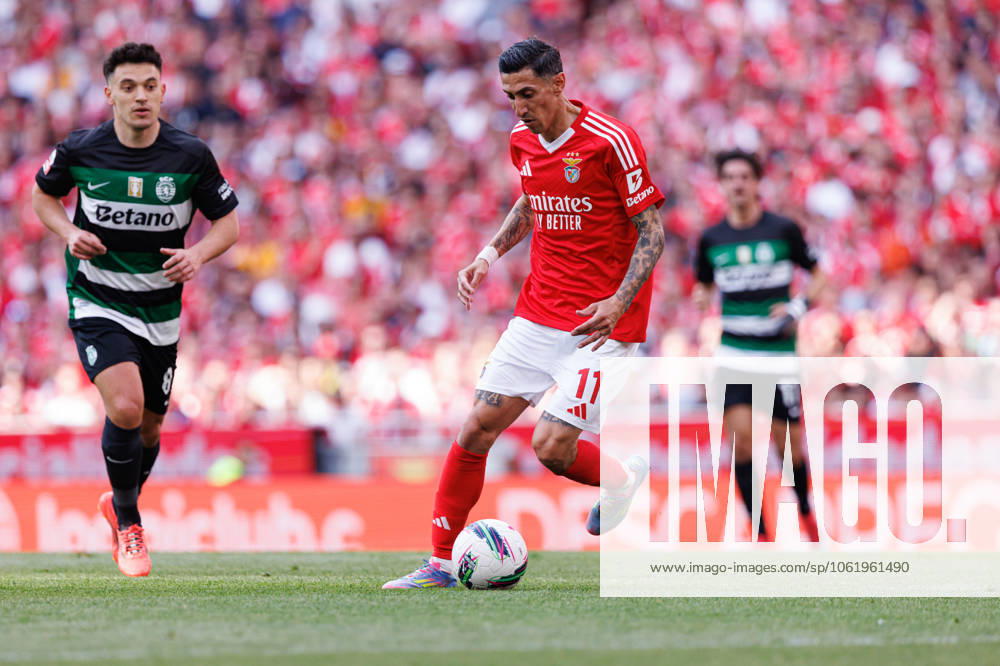 Angel Di Maria seen during Liga Portugal game between teams of SL Benfica and Sporting CP (Maciej Rogowski) Lisboa Estadio Da Luz Portugal