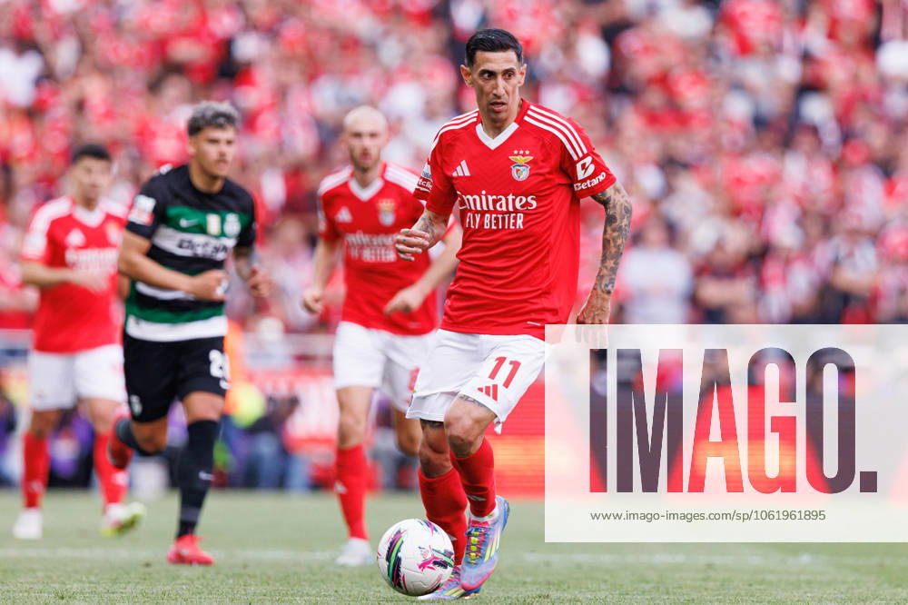 Angel Di Maria seen during Liga Portugal game between teams of SL Benfica and Sporting CP (Maciej Rogowski) Lisboa Estadio Da Luz Portugal