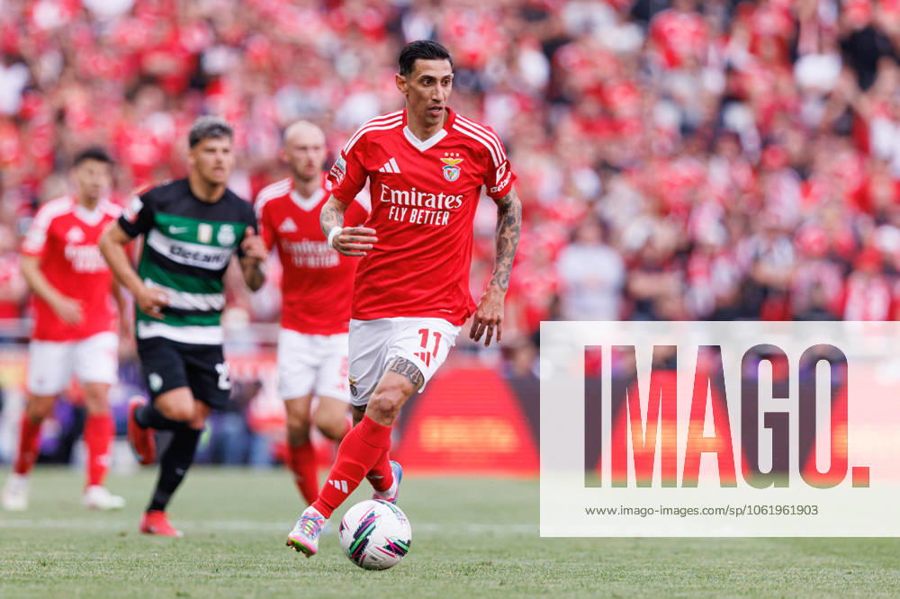 Angel Di Maria seen during Liga Portugal game between teams of SL Benfica and Sporting CP (Maciej Rogowski) Lisboa Estadio Da Luz Portugal
