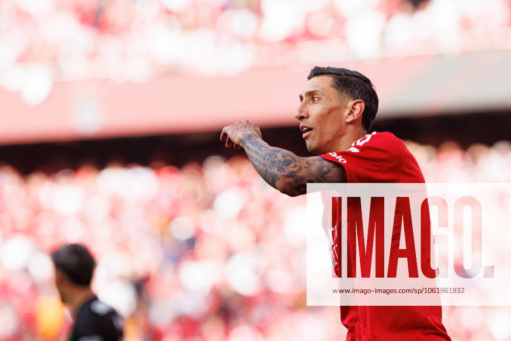 Angel Di Maria seen during Liga Portugal game between teams of SL Benfica and Sporting CP (Maciej Rogowski) Lisboa Estadio Da Luz Portugal
