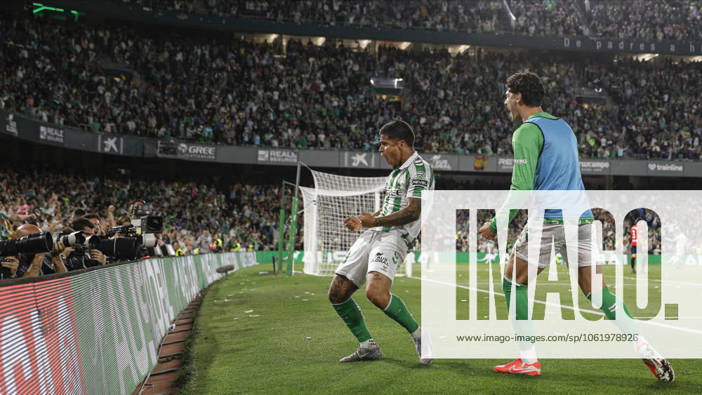 Real Betis-CA Osasuna. La Liga EA Sports match. Date 35 Juan Camilo Cucho Hernandez of Real Betis during the La Liga EA Sports match between Real Betis v CA Osasuna played at Benito Villamarin Stadium on 11 May 2025 in Barcelona, Spain. kpng