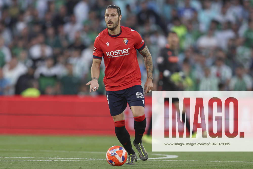 Real Betis-CA Osasuna. La Liga EA Sports match. Date 35 Juan Cruz of CA Osasuna during the La Liga EA Sports match between Real Betis v CA Osasuna played at Benito Villamarin Stadium on 11 May 2025 in Barcelona, Spain. kpng
