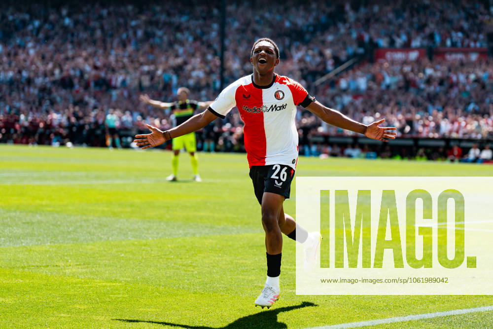 Eredivisie: Feyenoord v PSV Rotterdam - Givairo Read of Feyenoord during the thirty-second round of the 2024 2025 Eredivisie season. The match is set between Feyenoord and PSV at Stadion Feijenoord De Kuip on 11 May 2025 in Rotterdam, The Netherlands.