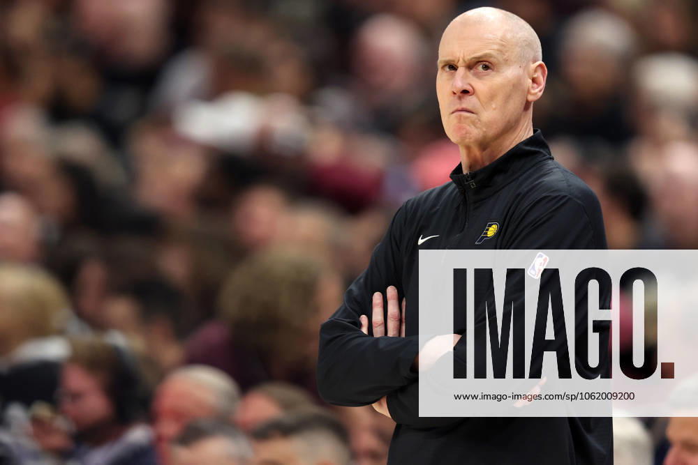 Indiana Pacers head coach Rick Carlisle looks on from the bench during the fourth quarter of game 5 of the Eastern Conference semifinals against the Cleveland Cavaliers in Cleveland, Ohio on Tuesday, May 13, 2025. The Pacers defeated the Cavaliers 114-105 to clinch the series 4-1. CLE20250513120 AARONxJOSEFCZYK