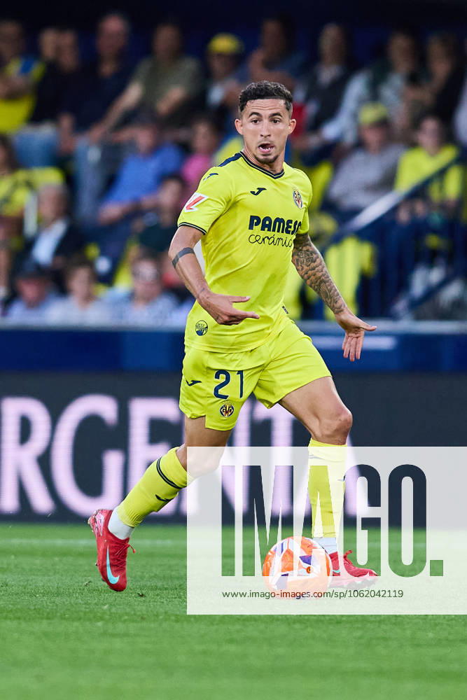LaLiga EA Sports, Villarreal v Leganes VILLARREAL, SPAIN - MAY 14: Yeremy Pino Right Winger of Villarreal CF runs with the ball during the LaLiga EA Sports match between Villarreal FC and Leganes at Estadio de la Ceramica on May 14, 2025 in Villarreal, Spain. (Photo by Jose Torres Photo Players Images Magara Press) Villarreal Estadio de la Ceramica Spain