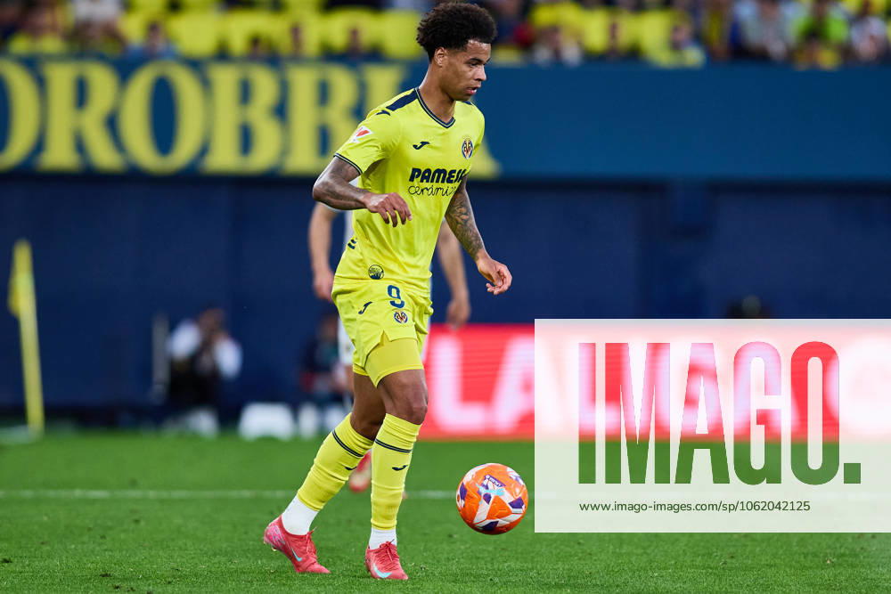 LaLiga EA Sports, Villarreal v Leganes VILLARREAL, SPAIN - MAY 14: Tajon Buchanan of Villarreal CF runs with the ball during the LaLiga EA Sports match between Villarreal FC and Leganes at Estadio de la Ceramica on May 14, 2025 in Villarreal, Spain. (Photo by Jose Torres Photo Players Images Magara Press) Villarreal Estadio de la Ceramica Spain