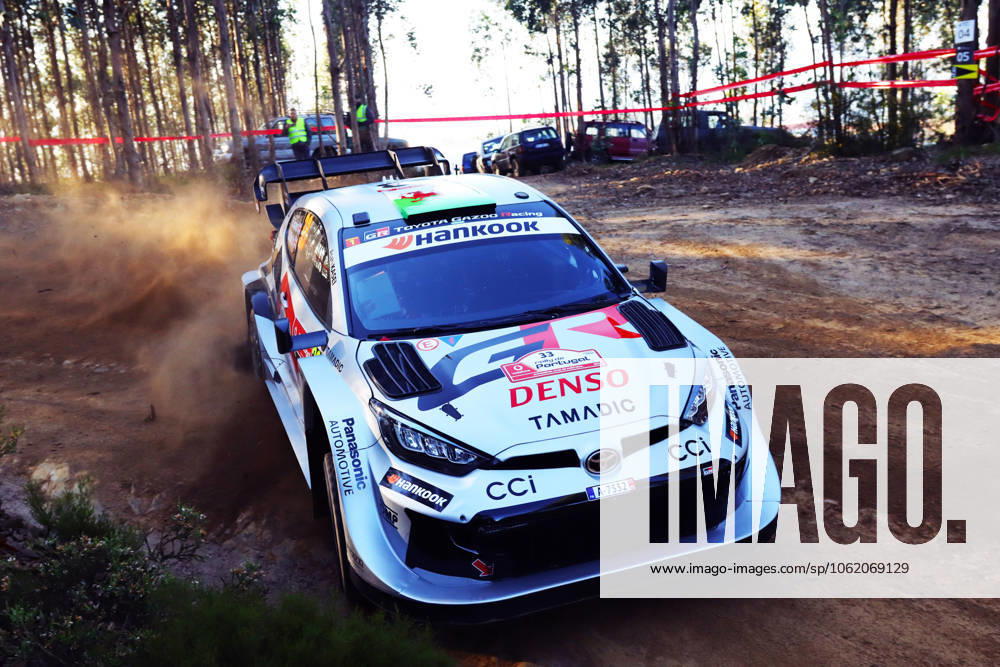 The Driver Elfyn Evans And Co-Driver Scott Martin Of The Team Toyota Gazoo Racing Wrt, Toyota Gr Yaris Rally1 ,They Face Shakedown ,During Fia World Rally Championship WRC, Motorsport Rallye, WM Vodafone Rally De Portugal 2025 ,15 May ,Matosinhos,Portugal