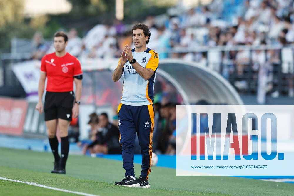 Raul Gonzalez (RM Castilla), MAY 17, 2025 - Football Soccer : Spanish Primera RFEF Group 2 match between Real Madrid Castilla 4-0 CF Fuenlabrada at the Estadio Alfredo Di Stefano in Madrid, Spain. Noxthirdxpartyxsales (290890168)