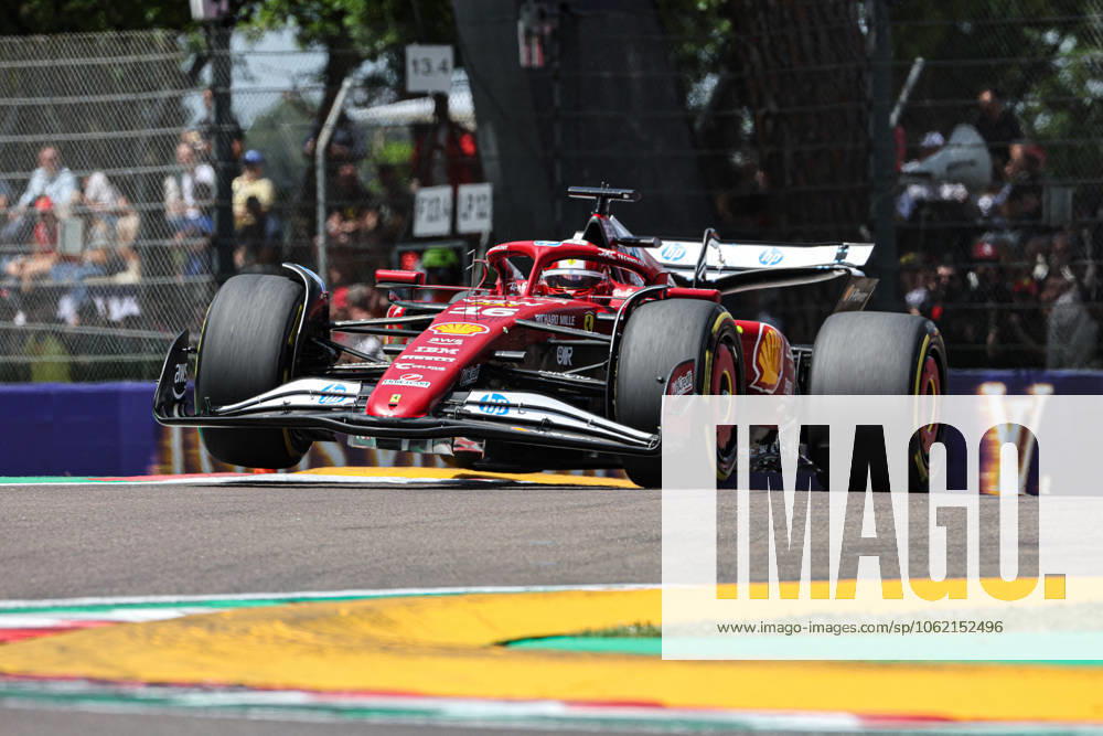 MOTORI - Formula 1 - AWS Gran Premio del Made in Italy e dell Emilia Romagna 2025 - Practice 3 and Qualifying Charles Leclerc (MON) - Scuderia Ferrari - Ferrari SF-25 - Ferrari during Formula 1 AWS Gran Premio del Made in Italy e dell Emilia Romagna 2025 - Autodromo Enzo e Dino Ferrari, Imola (BO) Italy from 15th to 18th May 2025, Imola Italy