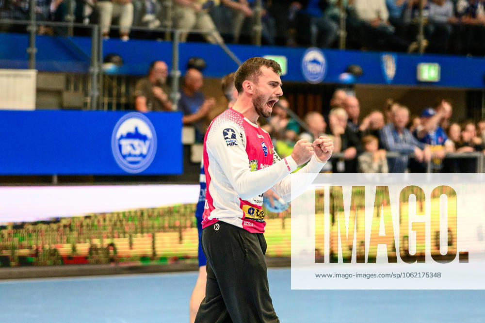 Matija Spikic ThSV Eisenach, 1 GER, Thuringia, ThSV Eisenach v VfL Gummersbach, Handball, Daikin 1 Handballbundesliga, Matchday 30, Season 2024 2025, Sunday, 18 05 2025, 16 30 GER, Thuringia, ThSV Eisenach v VfL Gummersbach, Handball, Daikin 1 Handballbundesliga, Matchday 30, Season 2024 2025, Sunday, 18 05 2025, 16 30 Eisenach