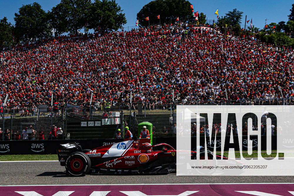 MOTORI - Formula 1 - AWS Gran Premio del Made in Italy e dell Emilia Romagna 2025 - Race Charles Leclerc (MON) - Scuderia Ferrari - Ferrari SF-25 - Ferrari during Formula 1 AWS Gran Premio del Made in Italy e dell Emilia Romagna 2025 - Autodromo Enzo e Dino Ferrari, Imola (BO) Italy from 15th to 18th May 2025, Imola Italy