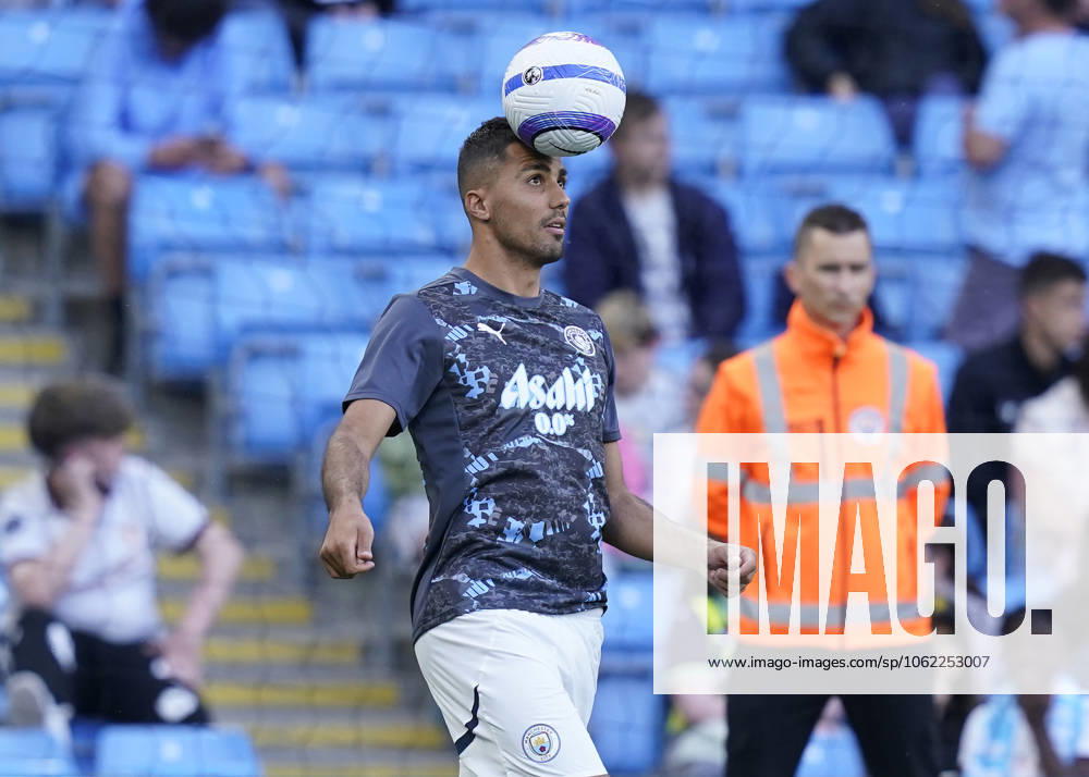 Manchester, England, 20th May 2025. Rodri of Manchester City back on the bench after over coming injury during the Manchester City vs AFC Bournemouth Premier League match at the Etihad Stadium, Manchester. Picture credit should read: Andrew Yates Sportimage . SPI_008_AY_MAN_CITY_BOURNEMOUTH SPI-3952-0008