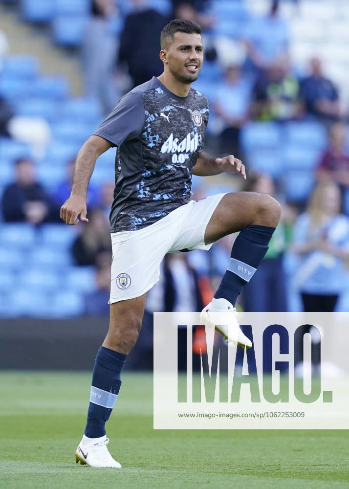 Manchester, England, 20th May 2025. Rodri of Manchester City back on the bench after over coming injury during the Manchester City vs AFC Bournemouth Premier League match at the Etihad Stadium, Manchester. Picture credit should read: Andrew Yates Sportimage . SPI_009_AY_MAN_CITY_BOURNEMOUTH SPI-3952-0009