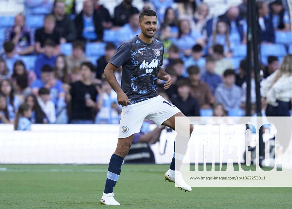 Manchester, England, 20th May 2025. Rodri of Manchester City back on the bench after over coming injury during the Manchester City vs AFC Bournemouth Premier League match at the Etihad Stadium, Manchester. Picture credit should read: Andrew Yates Sportimage . SPI_010_AY_MAN_CITY_BOURNEMOUTH SPI-3952-0010
