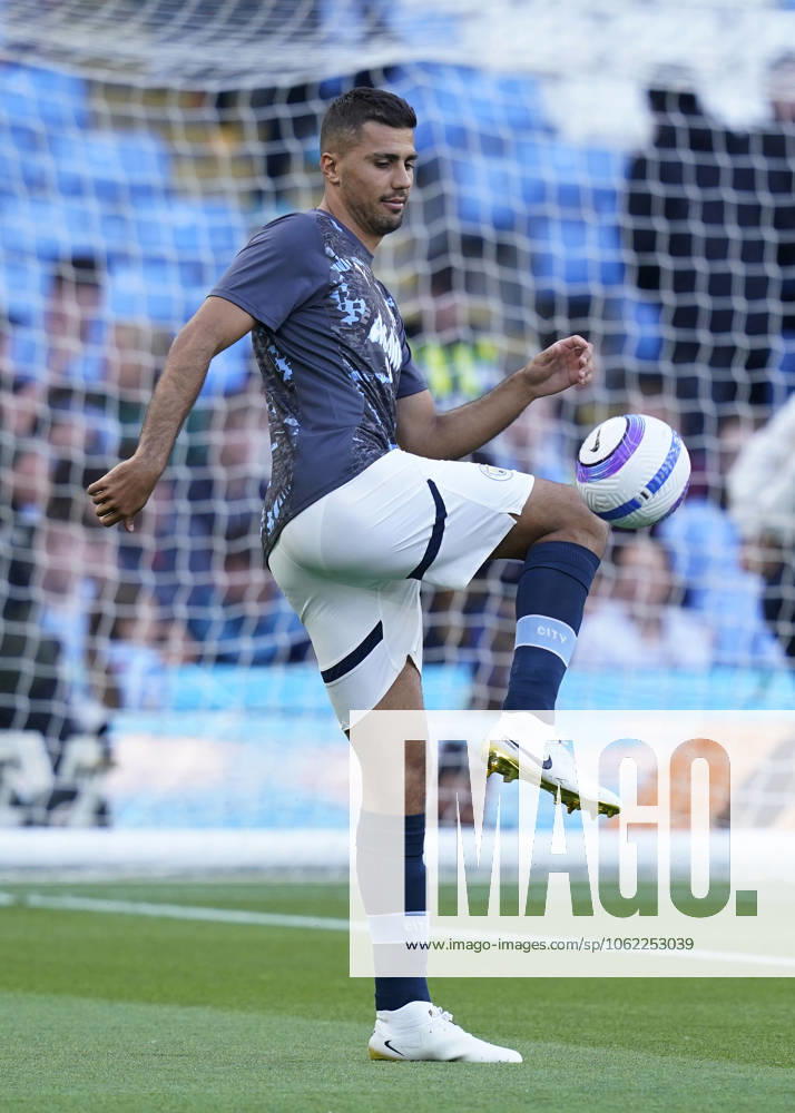 Manchester, England, 20th May 2025. Rodri of Manchester City back on the bench after over coming injury during the Manchester City vs AFC Bournemouth Premier League match at the Etihad Stadium, Manchester. Picture credit should read: Andrew Yates Sportimage . SPI_011_AY_MAN_CITY_BOURNEMOUTH SPI-3952-0011