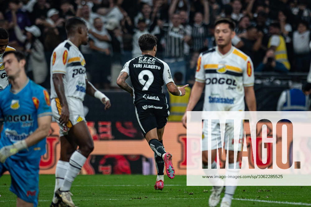 Match between Corinthians and Novorizontino for the Brazilian Cup Sao paulo (sp), 05 21 2025 - copa do brasil corinthians vs novorizontino - yuri alberto celebrates his goal in the match between corinthians and novorizontino, in the second leg of the 3rd phase of the brazilian football cup, on the night of this wednesday, may 21, 2025, at neo quimica arena, in sao paulo-sp. (Foto: Ronaldo Barreto Thenews2 imago images) SPO