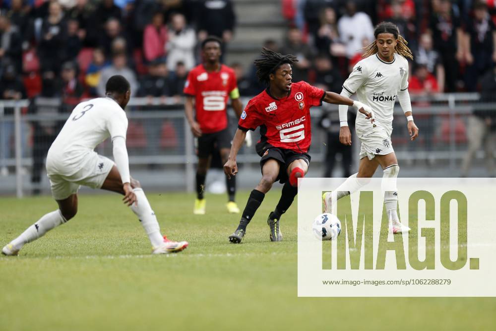 Lionel Ngangue of Stade Rennais during the Challenge Espoirs 2025, Final football match between Stade Rennais and AS Monaco on 21 May 2025 at Roazhon Park in Rennes, France - Photo Julien Kammerer PsnewZ