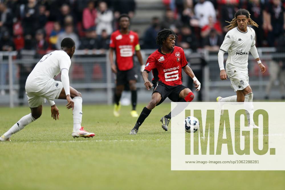 Lionel Ngangue of Stade Rennais during the Challenge Espoirs 2025, Final football match between Stade Rennais and AS Monaco on 21 May 2025 at Roazhon Park in Rennes, France - Photo Julien Kammerer PsnewZ