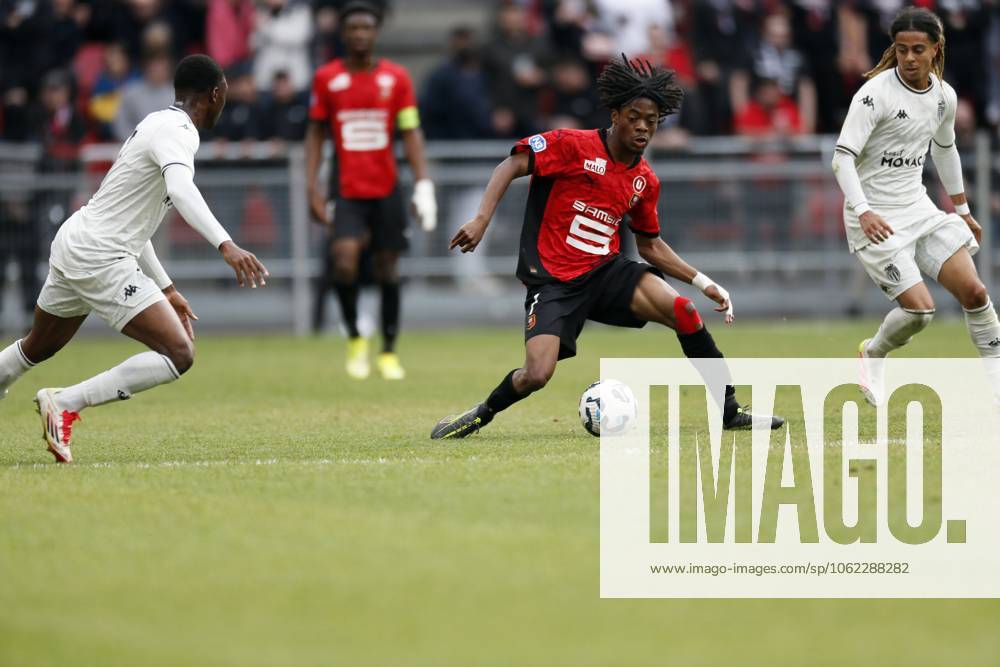Lionel Ngangue of Stade Rennais during the Challenge Espoirs 2025, Final football match between Stade Rennais and AS Monaco on 21 May 2025 at Roazhon Park in Rennes, France - Photo Julien Kammerer PsnewZ