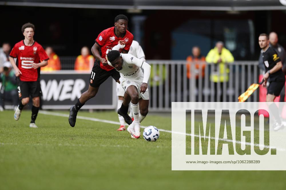 Nordan Mukiele of Stade Rennais during the Challenge Espoirs 2025, Final football match between Stade Rennais and AS Monaco on 21 May 2025 at Roazhon Park in Rennes, France - Photo Julien Kammerer PsnewZ