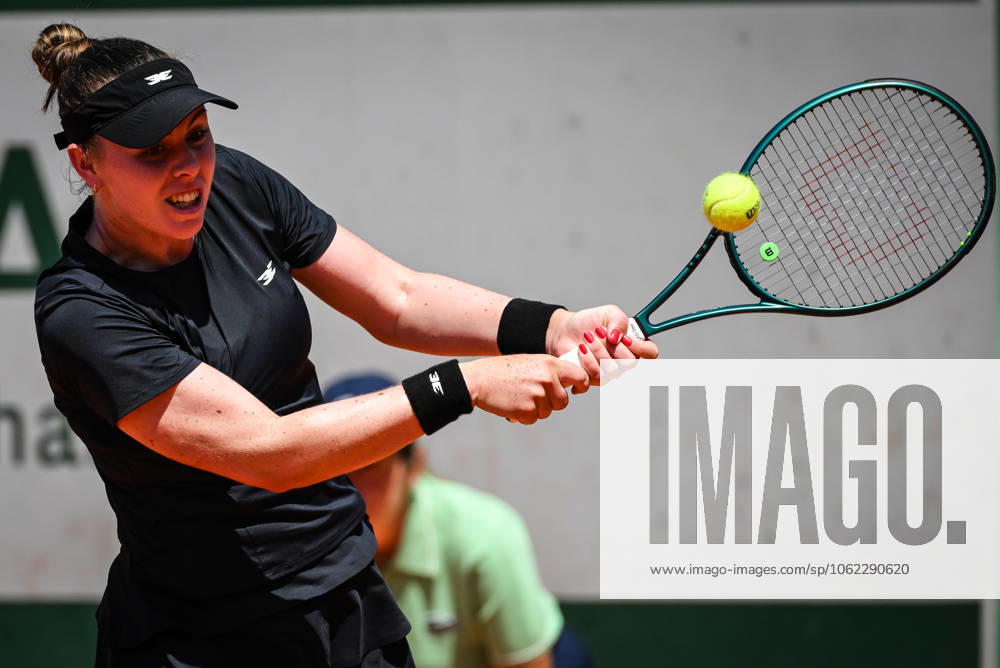 Talia GIBSON of Australia during the fourth qualifying day of Roland-Garros 2025, French Open 2025, Grand Slam tennis tournament at Roland-Garros Stadium on May 22, 2025 in Paris, France. Paris France - ZUMAm308 20250522_zsp_m308_023