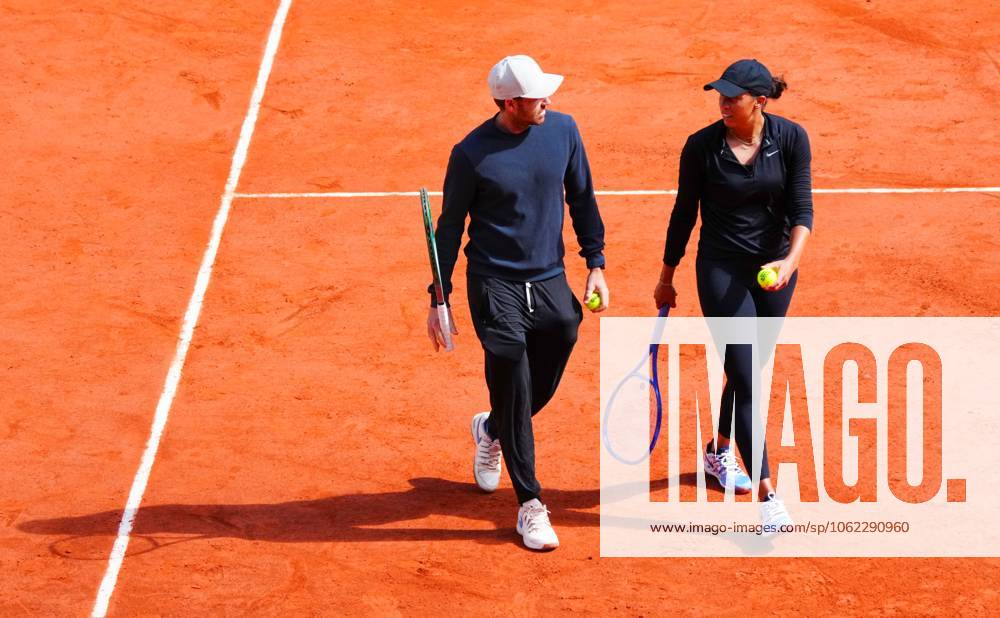 Madison Keys and husband Bjorn Fratangelo French Open Tennis, Thursday Previews, Qualifying and Practice, Tennis, Roland Garros, Paris, France