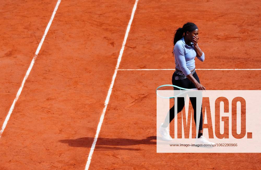 Coco Gauff French Open Tennis, Thursday Previews, Qualifying and Practice, Tennis, Roland Garros, Paris, France