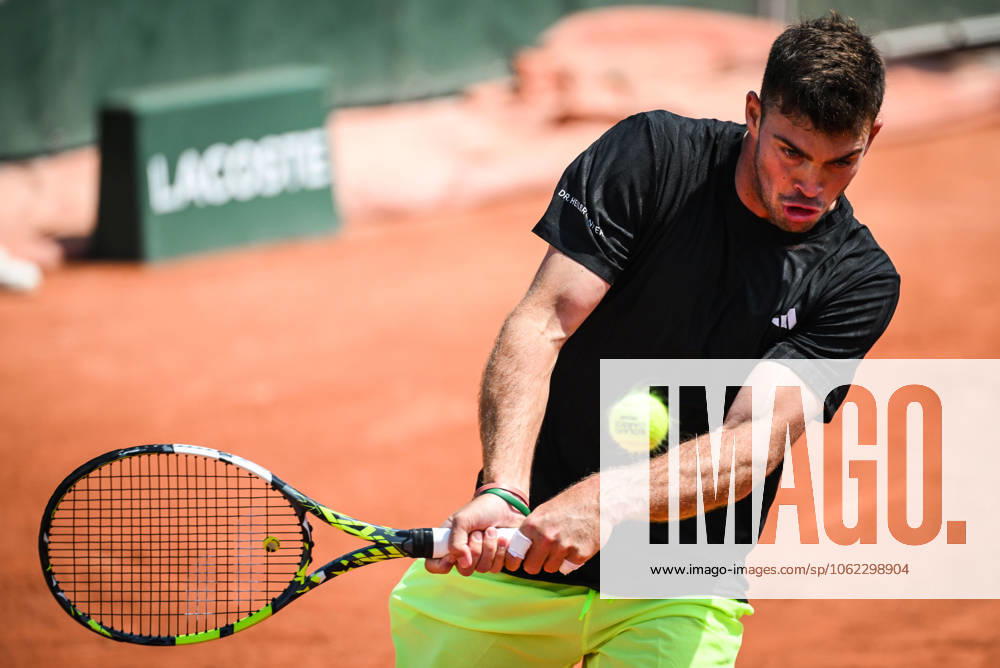 MAXIMILIAN MARTERER of Germany during the fourth qualifying day of Roland-Garros 2025, French Open 2025, Grand Slam tennis tournament at Roland-Garros Stadium. Paris France - ZUMAm308 20250522_zsp_m308_024