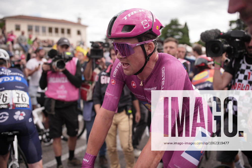 Pedersen Mads of Lidl-Trek cyclamen jersey winner of the stage during the stage 13 of the Giro dItalia from Rovigo to Vicenza, Italy - Friday, May 23, 2025. - cycling.