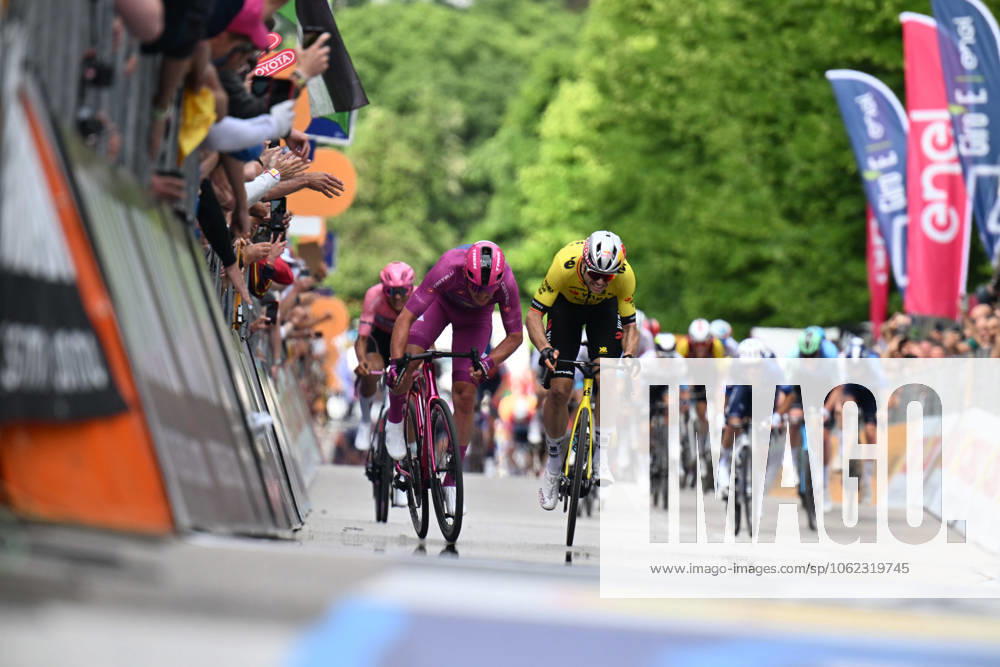 Giro D italia; Tappa 13 Rovigo - Vicenza; 2025, Lidl - Trek; 2025, Visma - Lease A Bike; Pedersen, Mads; Van Aert, Wout; Vicenza - Monte Berico;