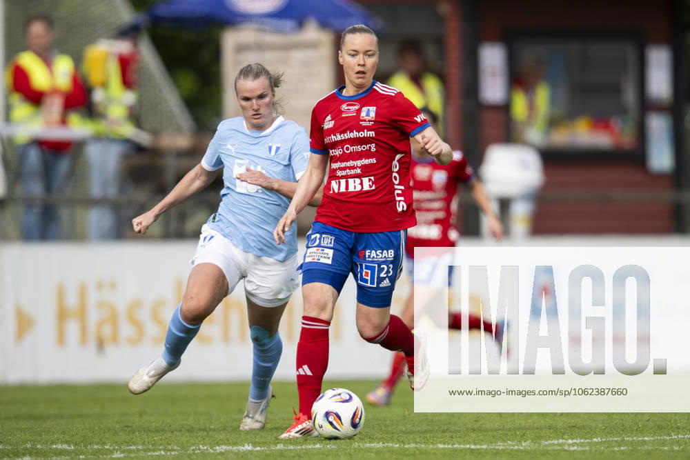 Vittsjös Kajsa Lind during the football match in Damallsvenskan between Vittsjö and Malmö FF on May 24, 2025 in Vittsjö