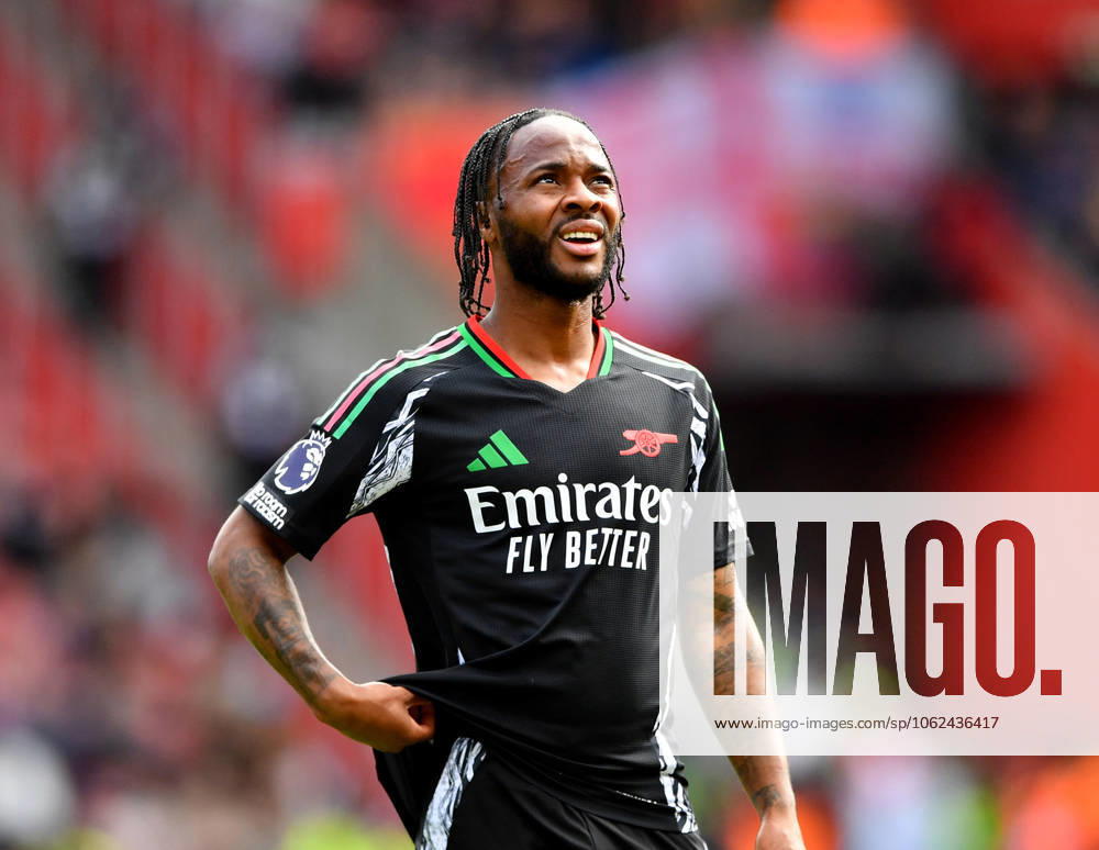 Southampton v Arsenal, Premier League, Football, St. Marys Stadium, Southampton, Hampshire, UK - 25 May 2025 Raheem Sterling of Arsenal Southampton St Marys Stadium Hampshire GBR, UK NEWSPAPERS OUT