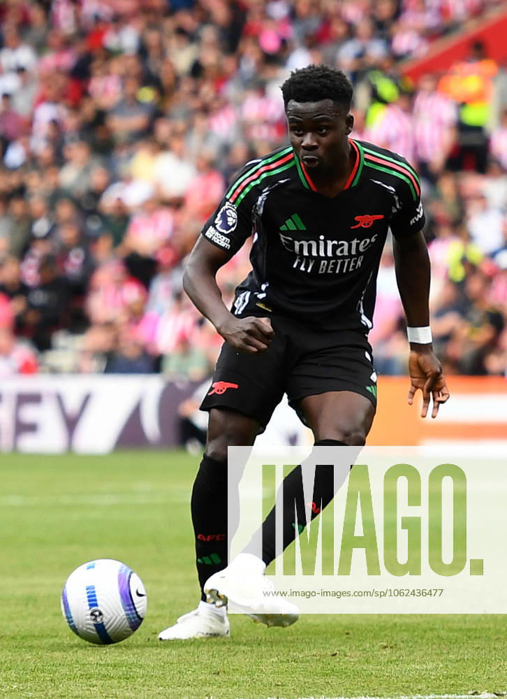 Southampton v Arsenal, Premier League, Football, St. Marys Stadium, Southampton, Hampshire, UK - 25 May 2025 Bukayo Saka of Arsenal Southampton St Marys Stadium Hampshire GBR, UK NEWSPAPERS OUT