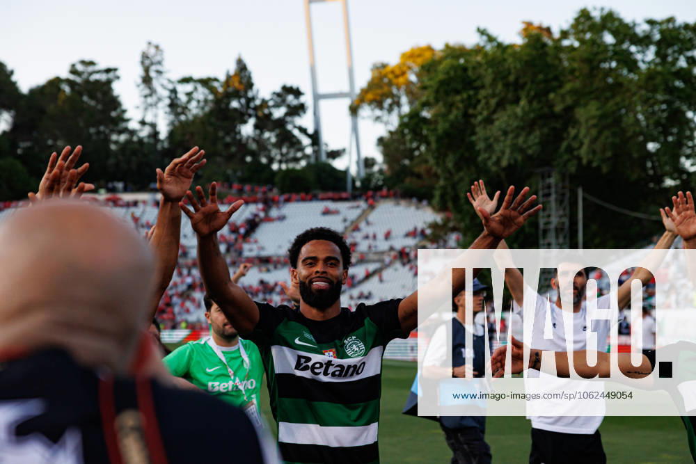 Jeremiah St. Juste seen during Taca de Portugal 2025 final game between teams of SL Benfica and Sporting CP (Maciej Rogowski) Lisboa Estadio Nacional Jamor Portugal