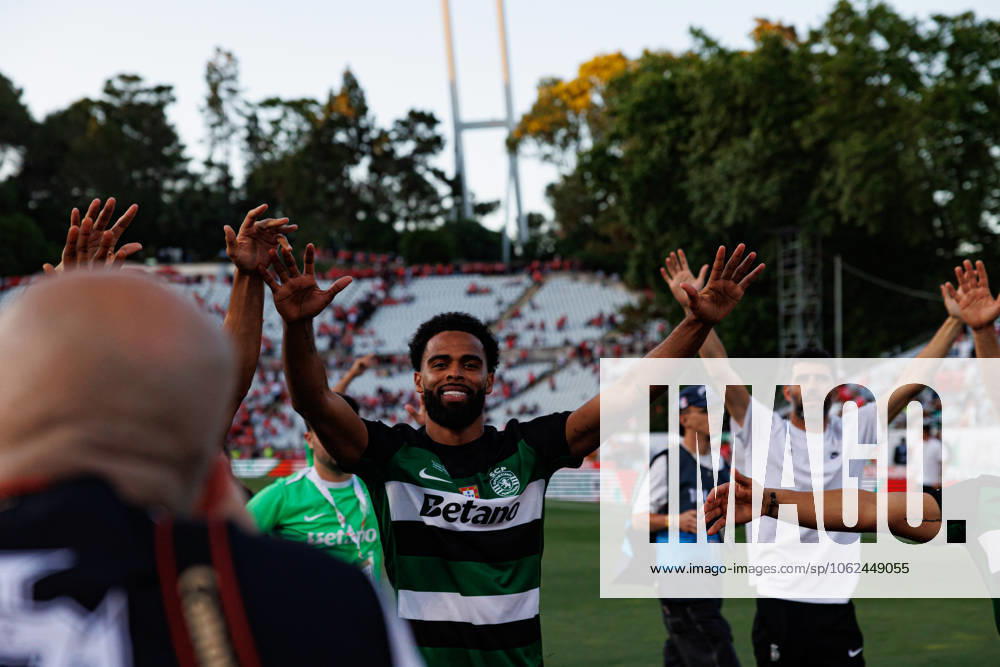 Jeremiah St. Juste seen during Taca de Portugal 2025 final game between teams of SL Benfica and Sporting CP (Maciej Rogowski) Lisboa Estadio Nacional Jamor Portugal