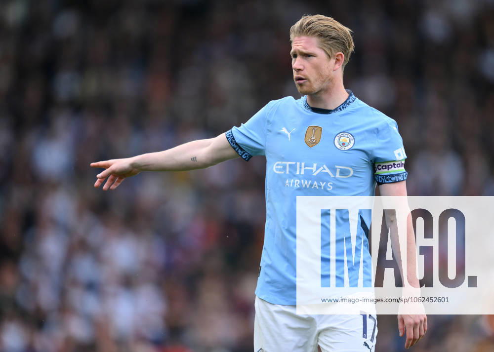 Football - 2024 2025 Premier League - Fulham vs Manchester City - Craven Cottage - Sunday 25th May 2025. Manchester City s Kevin De Bruyne. COLORSPORT Ashley Western