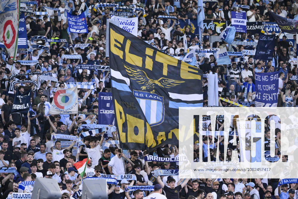 Lazio supporter during the Serie A Enilive soccer match between SS Lazio and US Lecce at the Rome s Olympic stadium, Italy - Sunday, May 25, 2025. - Soccer.