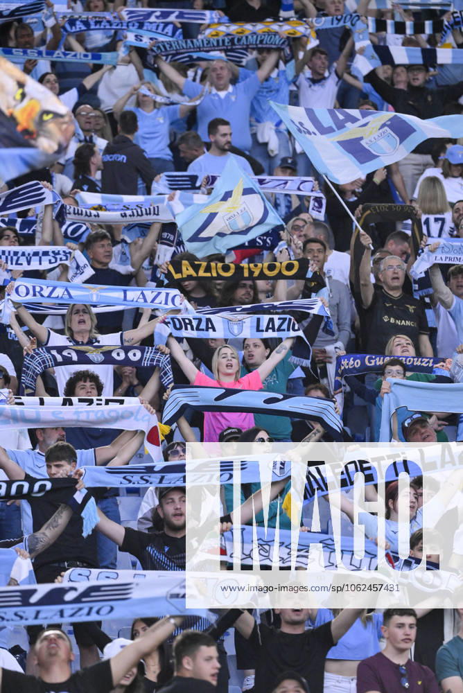 Lazio supporter during the Serie A Enilive soccer match between SS Lazio and US Lecce at the Rome s Olympic stadium, Italy - Sunday, May 25, 2025. - Soccer.