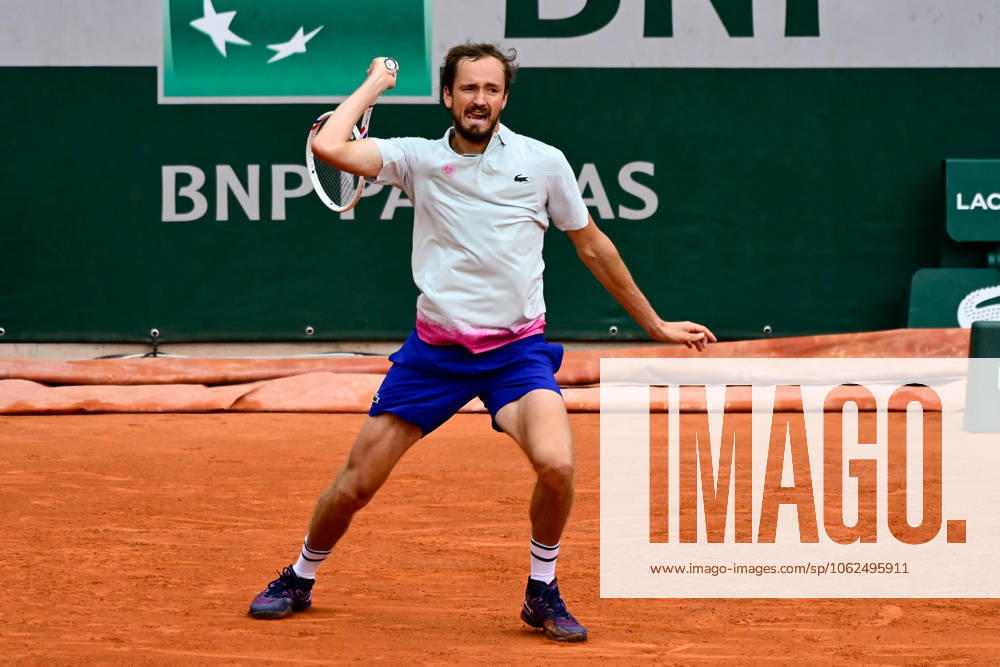 Daniil MEDVEDEV ( Rusia ) during the 2025 French Open at Roland Garros on May 27, 2025 in Paris, France. ( Photo Dante Badano PSNewz ) -